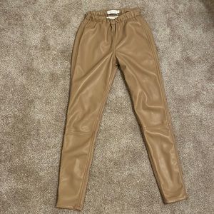 JONATHAN SIMKHAI LEATHER LEGGINGS